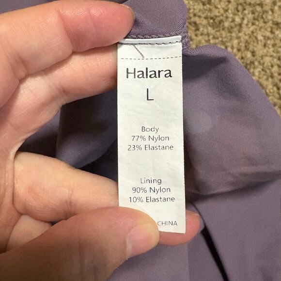 Halara Tennis Dress Crossover Strap Back Sleeveless Purple - Picture 4 of 5